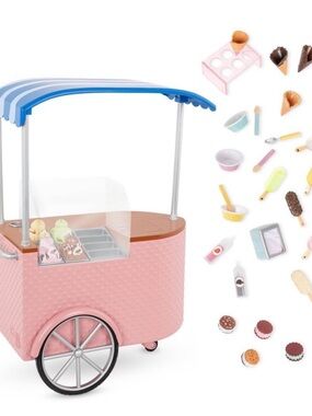 Our generation doll ice cream cart our generation two scoops ice cream cart